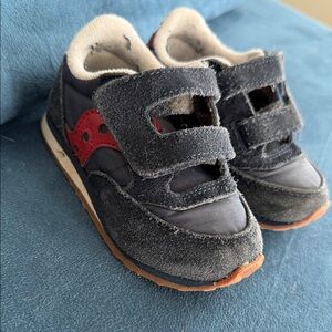 Saucony Kids' navy blue and red Sneakers. Size 7